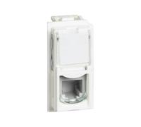 Bticino Living Now Conector Rj11 (4/6) K10, color blanco