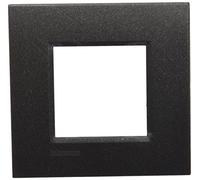Bticino Livinglight Lne4802Nl - Ll-Placa Air 2M Negro Lava