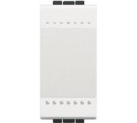 Bticino livinglight - Puls no 1 polo 10a 1 módulo blanco