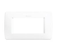Bticino luna - Placa 4 módulo luna blanco nieve