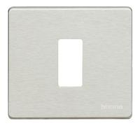 Bticino Magic 500/1/Al - Mg-Placa 1M Cent Aluminio