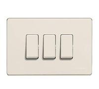 Bticino Magic 503/3/R - Mg-Placa 3M Resina