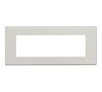 Bticino magic - Placa para 6 mecanismos rectangular magic aluminio
