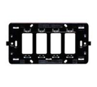 Bticino magic - Soporte hasta 4 mecanismos caja rectangular magic
