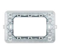 Bticino matix - Soporte 3 módulos caja rectangular magic