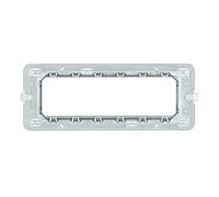 bticino Matix 506LSA Soporte 6 módulos, negro, 19 x 7 x 1 cm