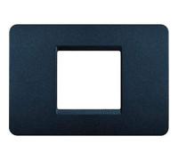 Bticino matix - Placa 2 módulos centrado matix azul mercurio