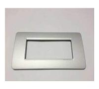 Bticino matix - Placa 4 módulos matix plata
