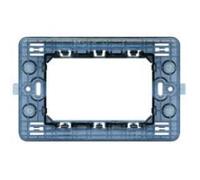 Bticino matix - Soporte 3 módulos caja rectangular magic