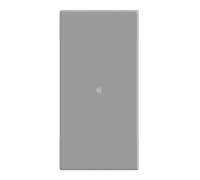 BTICINO MatixGO - Mando de iluminación optimizado para luz LED, 1 módulo, color gris, SJG4051F, interruptor axial 1P 10 AX, 250 Vac, iluminable