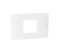 BTICINO MatixGO Placa de tecnopolímero blanco JA4819JW Placa MatixGO 2 módulos centrados