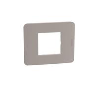 BTICINO MatixGO - Placa de tecnopolímero Sand JA4802TS Placa MatixGO 2 módulos