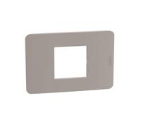 BTICINO MatixGO - Placa de tecnopolímero Sand JA4819TS Placa MatixGO 2 módulos centrados