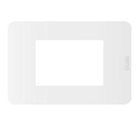 BTICINO MatixGO Placa material tecnopolímero Blanco JA4803JW Placa MatixGO 3 módulos