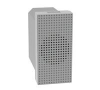 BTICINO MatixGO - Señal acústica de 1 módulo gris SJG4356V12F zumbador 12 Vac, 5 VA, 80 dB
