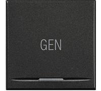 Bticino My Home Hs4915/2Ac - Ax Tecla Mh 2Mod Gen "Oscuro"