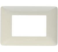 Bticino - Placa 3 módulos, Beige, AM4803BCD