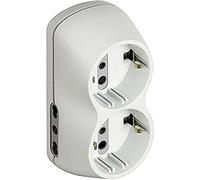 bticino S3614D adaptador de enchufe eléctrico Blanco - Adaptador para enchufe (250 V, 16 A, Blanco, Male connector / Female connector)