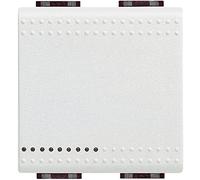 Bticino sn4911 K2 F livinglight FP - Tapa de botón iluminable, 2 módulos