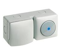 Bticino TRE26200 Juego desviador y cubierta gris