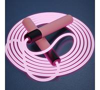 Bticx Cuerda de saltar brillante, cuerda de saltar ajustable con luz LED, cuerda de saltar LED para niños y adultos, fitness, actividad divertida al aire libre, gran recuerdo de fiesta