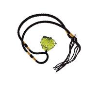 Bticx Moldavite - Collar de cristal con colgante de piedra irregular de cristal que ayuda a concentrarse y mejorar tus esfuerzos para buscar sabiduría regalo para hombres y