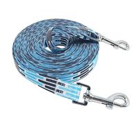 BTINESFUL Correa de nailon para entrenamiento de agilidad para perros/cachorros, 3,6 m, 6,1 m, 9,1 m, 15,2 m de largo, para patio (tira azul, 12 pies)