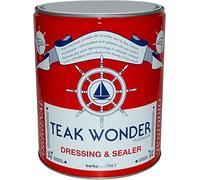 BTK Teak Wonder Dressing & Sealer 1 litro 4 litros Impregnante para Teak Barca abrillantador Protector náutico, 4 LT