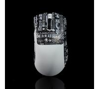 BTL - Cinta de agarre para ratón para Razer Deathadder V3 Pro profesional, antideslizante, resistente al sudor, EVA, negro, blanco, 0,5 mm