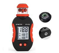 BTMETER BT-876 - Anemómetro de copa de mano, medidor de velocidad del viento de bolsillo mide 1.5~93 mph de velocidad del aire, con pantalla de flujo de aire promedio/máximo para vuelo de drones,