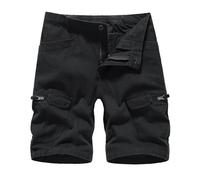 Btmpmcs Cargo Pantalón Corto para Hombre Pantalones Cortos de Camuflaje Tactical Casual Shorts de Algodón con Varios Bolsillos Verano Deportivos Bermudas de Playa Ligeros Chino Cortos de Trabajo