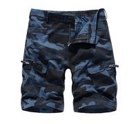 Btmpmcs Cargo Pantalón Corto para Hombre Pantalones Cortos de Camuflaje Tactical Casual Shorts de Algodón con Varios Bolsillos Verano Deportivos Bermudas de Playa Ligeros Chino Cortos de Trabajo