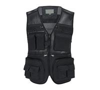 Btmpmcs Chaleco de Pesca para Hombres Aire Libre Chaleco de Trabajo con Bolsillo Múltiple Transpirable Casual Chaqueta de secado rápido Sin Mangas Viajes Camping Chaleco de fotografía