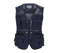 Btmpmcs Chaleco de Pesca para Hombres Aire Libre Chaleco de Trabajo con Bolsillo Múltiple Transpirable Casual Chaqueta de secado rápido Sin Mangas Viajes Camping Chaleco de fotografía