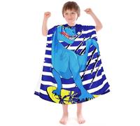 BTNEEU Toalla Infantil con Capucha Toalla de Playa con Capucha Niña Toalla Poncho Niño Súper Absorbente Poncho Toalla Bebe Albornoz con Capucha Poncho Toalla Surf para Infantil de 6 a 12 Años