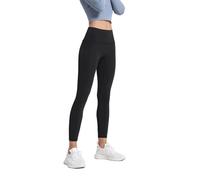 Btofellin Leggins Mujer Cintura Alta Leggings Sin Costuras Fitness Pantalones Yoga Control del Vientre Mate Negro Elásticos Suave Jeggings para Entrenamiento Gimnasio y Deporte, Negro , M