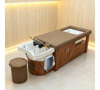 BTOIASYHF Cama Head SPA, Cama De Champú para Masajes, Equipo Japonés Head SPA, Mesa De Masaje Profesional, Mesa De Belleza Tailandesa con Fumigación Y Circulación De Agua