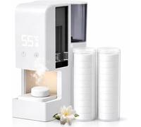 BTOIASYHF Dispenser de Toallas Calientes con 40 Toallas comprimidas Desechables, calefacción automática en 5 Segundos, Control de Temperatura Inteligente
