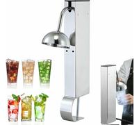 BTOIASYHF Enfriador De Vidrio, CO2 Glass Graster, Instant Glass Froster, Chiller De Vidrio De Vino De Acero Inoxidable, -45 ° C Máquina De Copa De Hielo Eléctrica Comercial, Soporte De Encimera
