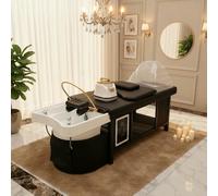 BTOIASYHF Head SPA Bed, Head SPA Mesa De Masaje Cama De Champú Equipo Headspa con Fumigación Y Ciclo De Agua Cuidado del Cabello para Barbería, Salón De Belleza, Centro De Bienestar