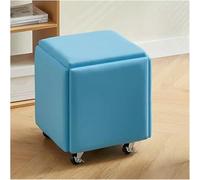 BTOIASYHF Taburete Cubos 5 En 1 Cubo De Asiento con Ruedas Giratorias,Taburetes De Silla De Sofá Apilables Anidando Taburete Otomano,Silla Rodante De Taburete Móvil para Sala De Estar