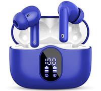 Btootos Auriculares Inalámbricos, Bluetooth 5.3 con HD Micrófono HiFi Estéreo Pantalla LED, Reducción de Ruido, 13 mm Controlador dinámico, IP7 Impermeable 36H Cascos Inalambricos