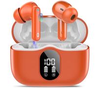 Btootos Auriculares Inalámbricos, Bluetooth 5.3 con HD Micrófono HiFi Estéreo Pantalla LED, Reducción de Ruido, 13 mm Controlador dinámico, IP7 Impermeable 36H Cascos Inalambricos