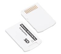 BTOSEP Adaptador de ranura para tarjetas de memoria para PS 1000 2000 3.60 para sistema Enso, carga más rápida, fácil expulsión, color blanco