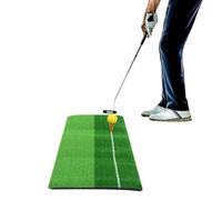 BTOSEP Alfombrilla portátil de larga duración para entrenamiento en interiores y exteriores, 28 x 50 cm, con putter y té de calidad superior