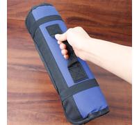 BTOSEP Bolsa Enrollable para Herramientas de Chef, Estuche Portaherramientas Portátil de Tela Oxford para Tenedor, Bolsa con Asa para Viajes Culinarios (Azul)