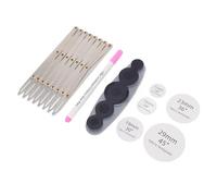 BTOSEP Calibre de costura extensible de aluminio, guía de botones ajustable para marcar con precisión las manualidades, 16 x 7,6 cm (con botón de bolsillo 5 en 1)