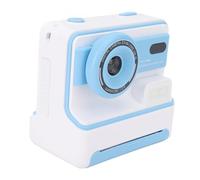 BTOSEP Cámara térmica de impresión instantánea de 48 MP, pantalla HD, cámara de viaje portátil para niñas y niños, material ABS, foto en blanco y negro (azul claro)