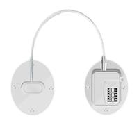 BTOSEP Cerradura para frigorífico, diseño de combinación de metal ABS resistente, multifuncional para seguridad infantil, adecuado para frigorífico, congelador, armario (FQ1 blanco)