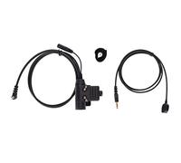 BTOSEP Conector de auriculares Walkie Talkie, adaptador de micrófono PTT U94 duradero para Vertex VX-3R, perfecto para motocicletas y motocicletas, hecho de ABS de alta calidad